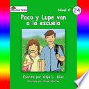 libro Fonocultura 24   Paco Y Lupe Van A La Escuela