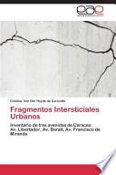libro Fragmentos Intersticiales Urbanos