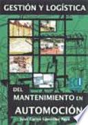 libro Gestión Y Logística Del Mantenimiento En Automoción