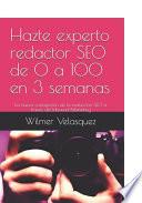libro Hazte Experto Redactor Seo De 0 A 100 En 3 Semanas