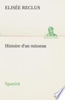 libro Histoire D Un Ruisseau. Spanish