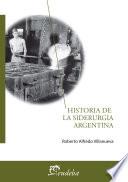 libro Historia De La Siderurgia Argentina
