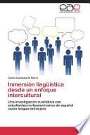 libro Inmersión Lingüística Desde Un Enfoque Intercultural