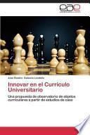 libro Innovar En El Currículo Universitario