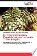 libro Inventario De Maguey Papalote, (agave Cupreata Trel Et Berger)