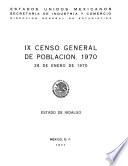 libro Ix Censo General De Población 1970. 28 De Enero De 1970