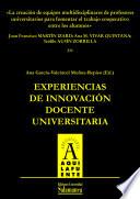 libro La Creación De Equipos Multidisciplinares De Profesores Universitarios Para Fomentar El Trabajo Cooperativo Entre Los Alumnos