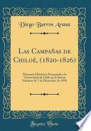 libro Las Campañas De Chiloé, (1820-1826)