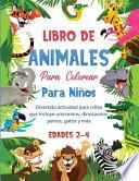 libro Libro De Animales Para Colorear Para Niños