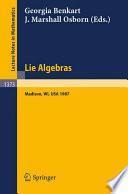 libro Lie Algebras, Madison 1987