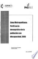 libro Lima Metropolitana