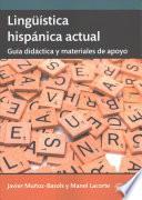 libro Lingüística Hispánica Actual