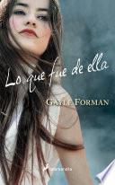libro Lo Que Fue De Ella