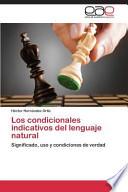 libro Los Condicionales Indicativos Del Lenguaje Natural