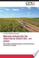 libro Manejo Integrado De Alternaria Solani Sor. En Papa
