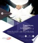 libro Manual. Mediación Y Resolución De Conflictos (adgd178po). Especialidades Formativas
