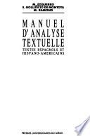 libro Manuel D Analyse Textuelle