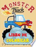 libro Monster Truck Libro De Colorear