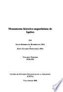 libro Monumenta Histórico Augustiniana De Iquitos