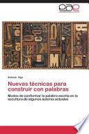 libro Nuevas Técnicas Para Construir Con Palabras