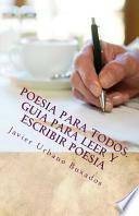 libro Poesia Para Todos. Guia Para Leer Y Escribir Poesia