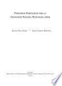 libro Propuestas Federalistas Para La Convención Nacional Hacendaria 2004