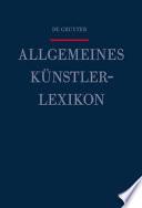 Descargar el libro libro Saur Allgemeines Künstlerlexikon