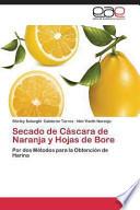 libro Secado De Cáscara De Naranja Y Hojas De Bore
