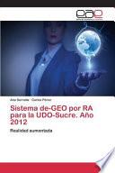 libro Sistema De Geo Por Ra Para La Udo Sucre. Año 2012