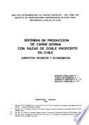 libro Sistemas De Producción De Carne Bovina Con Razas De Doble Propósito En Chile