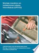 libro Uf0152   Montaje Mecánico En Instalaciones Solares Fotovoltaicas