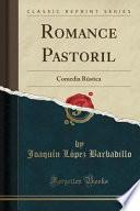 Descargar el libro libro Romance Pastoril