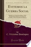 libro Evitemos La Guerra Social