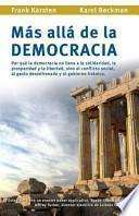 libro Mas Alla De La Democracia