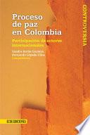 libro Proceso De Paz En Colombia: