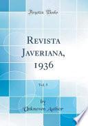 Descargar el libro libro Revista Javeriana, 1936, Vol. 5 (classic Reprint)