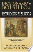 Descargar el libro libro Diccionario De Bolsillo De Estudios Biblicos