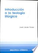 libro Introducción A La Teología Litúrgica