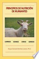 Descargar el libro libro Principios De Nutrición De Rumiantes